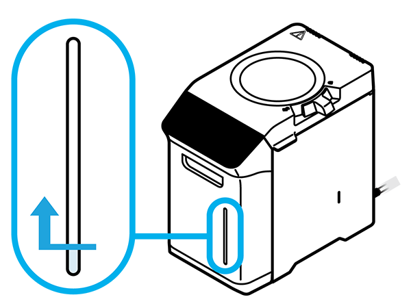 給水タンクに水が入っているか確認してください。