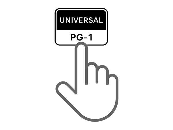 滅菌プログラム：UNIVERSAL（PG-1）